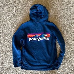 Patagonia Uprisal Navy Blue Hoodie Women’s Small Men’s XS